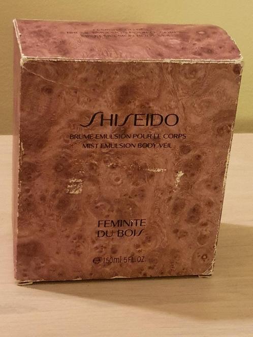 shiseido body emulsie mist 150ml feminite du bois, Handtassen en Accessoires, Uiterlijk | Lichaamsverzorging, Nieuw, Bodylotion, Crème of Olie