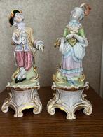 Vintage porseleinen beelden 2 stuks markies en markiezin, Ophalen