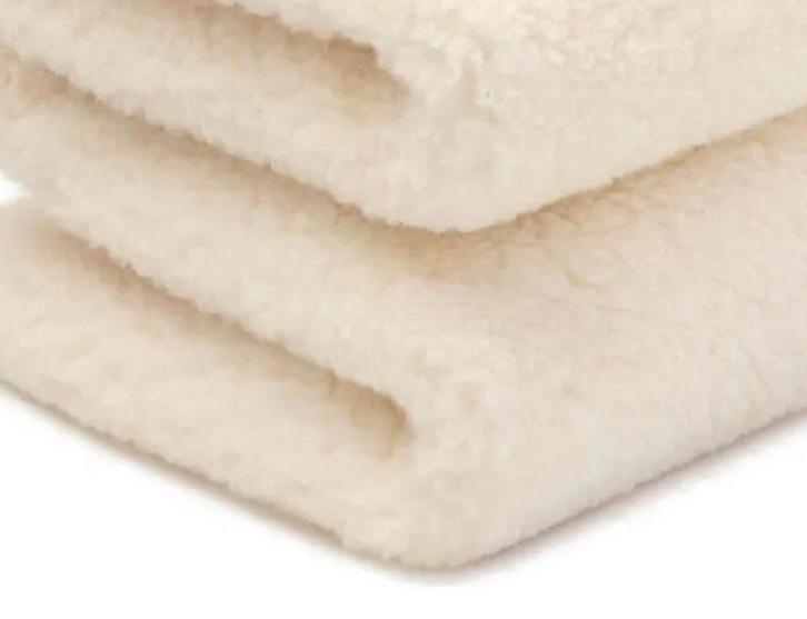 ONDERDEKEN MERINO SCHAPENVACHT, Maison & Meubles, Chambre à coucher | Linge de lit, Comme neuf, Une personne, Enlèvement