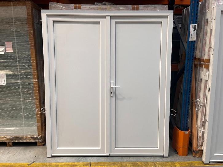 Stockverkoop kunststof deur, schuiframen, kozijnen, pvc deur, Doe-het-zelf en Bouw, Glas en Ramen, Nieuw, Gevelraam of Ruit, 120 tot 160 cm