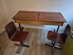 Schoolbureau met twee stoelen. 120x60x80, Huis en Inrichting, Bureaus, Ophalen, Zo goed als nieuw, Bureau