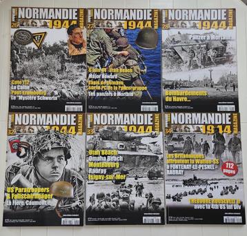 Set van 6 tijdschriften uit Normandië 1944: nr. 26,27,28,32, beschikbaar voor biedingen