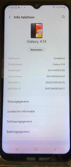 Samsung Galaxy A14, Telecommunicatie, Mobiele telefoons | Samsung, Zwart, Touchscreen, Ophalen of Verzenden, Zo goed als nieuw