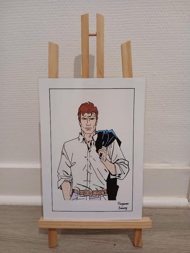 Largo Winch poster, Antiek en Kunst, Kunst | Tekeningen en Fotografie, Ophalen of Verzenden