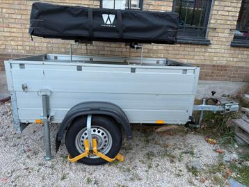 Aanhangwagen + daktent beschikbaar voor biedingen