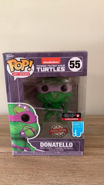 Funko pop Ninja Turtles Donatello special edition art series