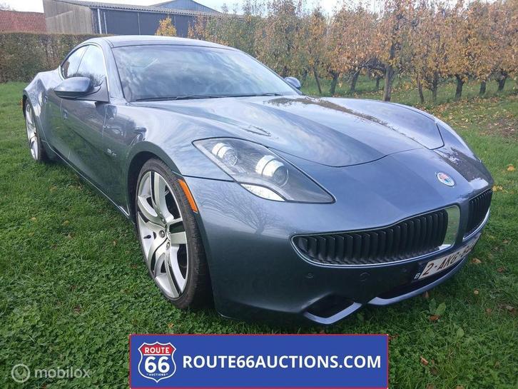 Fisker Karma | 2012 | Route 66 Auctions, Auto's, Fisker, Bedrijf, Te koop, Benzine, Overige carrosserie, Handgeschakeld, Zwart
