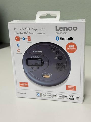 Lenco CD-300BK Discman Draagbare Bluetooth cd-mp3 speler NEW beschikbaar voor biedingen