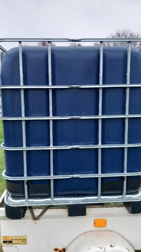 Blauwe IBC, Tuin en Terras, Regentonnen, Zo goed als nieuw, Kunststof, Ophalen of Verzenden