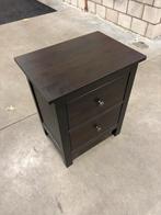 IKEA Hemnes nachtkastje - zwart, Huis en Inrichting, Ophalen, Zo goed als nieuw