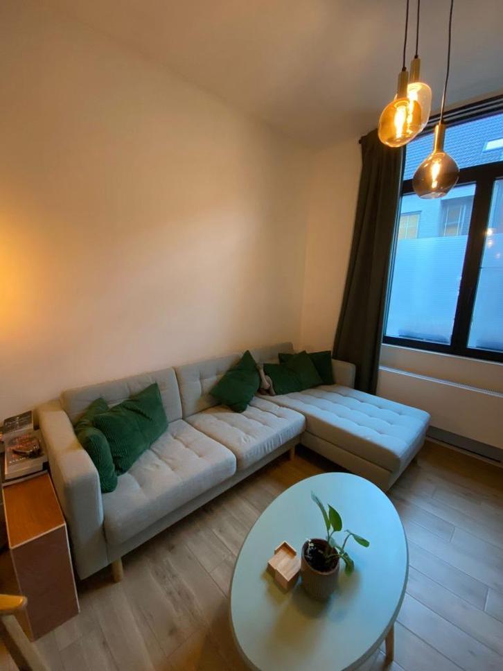 Landskrona zetel 3-zitsbank met chaise longue, Huis en Inrichting, Zetels | Zetels en Chaises Longues, Zo goed als nieuw, Driepersoons