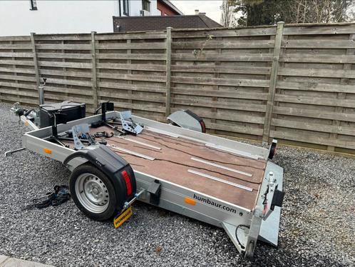 Te huur afzinkbare motortrailer Humbaur Tempo 100, Auto diversen, Aanhangers en Bagagewagens, Nieuw, Ophalen