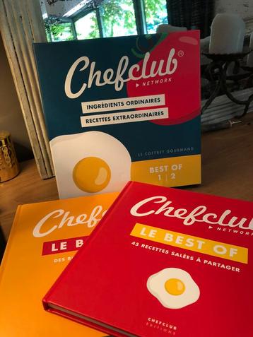 Chefclub: Volume 1 & volume 2 - Recettes partager NEUF
