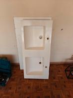 Dubbele wasbak, Huis en Inrichting, Badkamer | Badkamermeubels, Ophalen, Gebruikt, 100 tot 150 cm, Wasbak of Wastafel