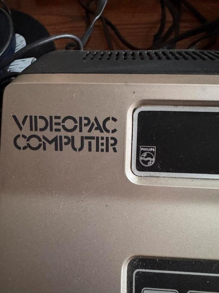 Videopac computer met 4 spelletjes te koop G7000, Games en Spelcomputers, Games | Overige, Gebruikt, Ophalen