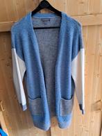 Gilet long bleu/blanc/gris taille M40/42 (oversize), Taille 38/40 (M), Enlèvement ou Envoi, Primark, Porté