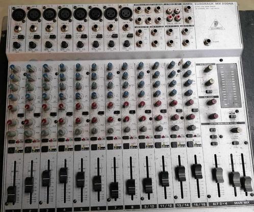 Behringer Eurorack MX2004A 20-Chan Mic / Line Mixer in grijs, Audio, Tv en Foto, Professionele apparaten, Gebruikt, Audio, Ophalen