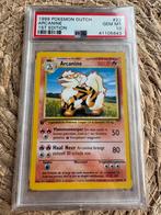 Arcanine base set 1st edition PSA 10, Ophalen of Verzenden, Zo goed als nieuw, Losse kaart