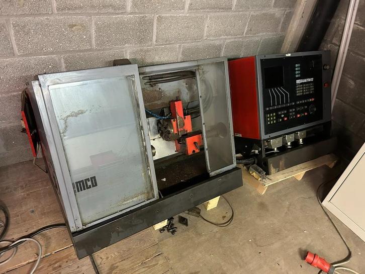 Emcoturn 120 CNC draaibak en VMC 100 freesmachine, Doe-het-zelf en Bouw, Draaibanken, Gebruikt, Computergestuurd (Cnc), Ophalen