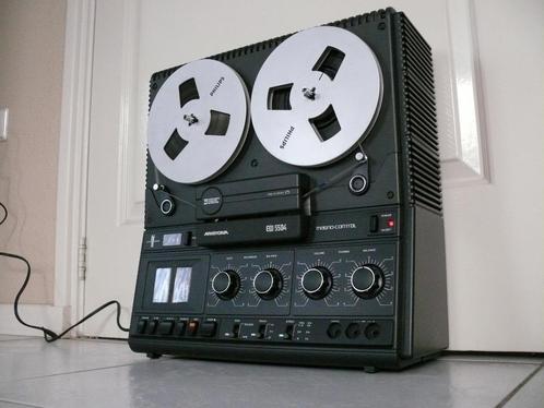 Perfect spelende Philips N4512 Hifi Stereo, 3 heads, 3 speed, Audio, Tv en Foto, Bandrecorder, Bandrecorder, Met banden, Ophalen