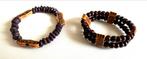Deux bracelets d’amitié en bois, vintage, Bijoux, Sacs & Beauté, Bracelets, Bois, Utilisé