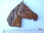 paardenhoofdje in inleghout, Animaux & Accessoires, Chevaux & Poneys | Autres trucs de cheval, Envoi, Comme neuf, Autres espèces