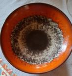 Vintage Oranje/bruine schaal Scheurich W-Germany 266 31, Verzenden