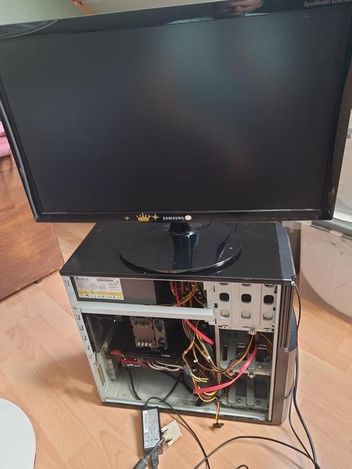 i7 3770 @3.40Ghz + scherm 24inch, Computers en Software, Desktop Pc's, Gebruikt, 3 tot 4 Ghz, SSD, 16 GB, Met videokaart, Met monitor