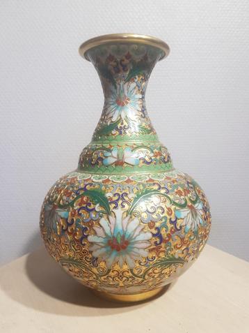 Vintage - Cloisonné vaas, Enlèvement