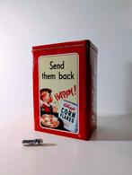 Retro blikken opbergtrommel van Kellogg's Cornflakes, Ophalen, Gebruikt