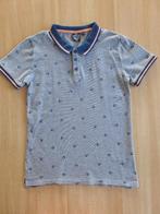 Grijze polo met blauwe palmboompjes voor jongen maat 176, Gebruikt, Urban Wave, Ophalen of Verzenden, Shirt of Longsleeve