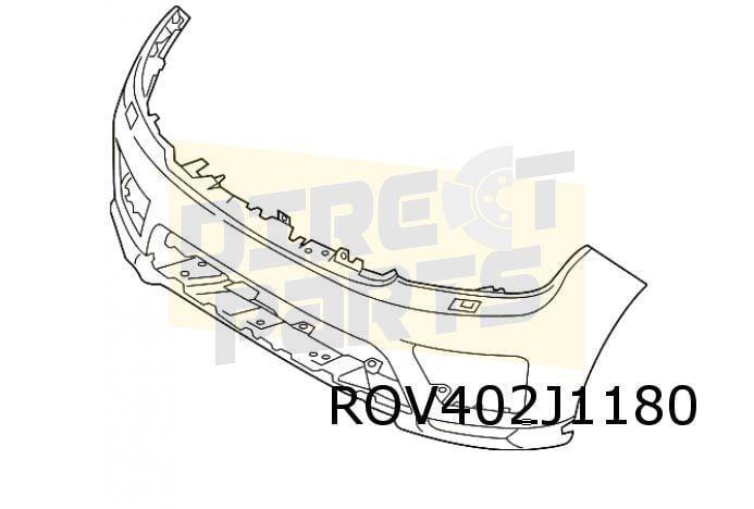 Range Rover Sport (10/17-) voorbumper (te spuiten) (bij pano, Auto-onderdelen, Carrosserie, Bumper, Land Rover, Voor, Nieuw, Verzenden