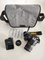 Nikon D3500 + AF-P DX Nikkor 18-55mm + tas (nieuwstaat), Audio, Tv en Foto, Ophalen of Verzenden, Zo goed als nieuw, Nikon