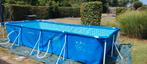 Zwembad Intex (4m50 x 2m20)+ pomp + cover 100 euro!, Ophalen, Gebruikt