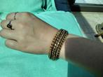 Bracelet Vintage en plaqué  or, Or, Enlèvement, Utilisé, Or
