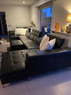 Italiaanse leren zetel, Huis en Inrichting, Zetels | Zetels, Ophalen, 100 tot 125 cm, Hoekbank, 300 cm of meer