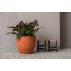 Fiberstone bloembak Jesslyn bloempot terracotta plantenbak, Nieuw, 40 tot 70 cm, Terracotta, Tuin