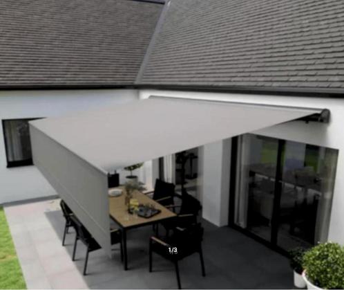 zonneluifel 5,00 m x 3,00 m gemotoriseerd MEMPHIS, Tuin en Terras, Zonneschermen, Elektrisch, Ophalen
