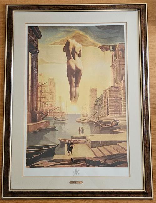 Litho Salvador Dali (1904-1989) - Hand of Dali... (697/5000), Antiek en Kunst, Kunst | Litho's en Zeefdrukken, Ophalen
