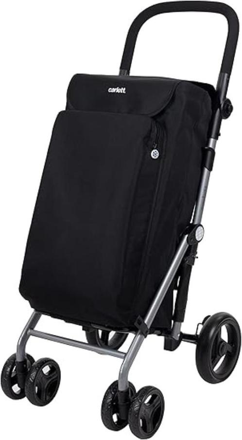 Boodschappentrolley | 48 L | Nieuw, Handtassen en Accessoires, Tassen | Reistassen en Weekendtassen, Nieuw, Zwart, Wieltjes, Ophalen of Verzenden