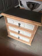 Meuble en chêne customisé (53/31/60 cm), Maison & Meubles, Armoires | Commodes, Enlèvement, Comme neuf, Chêne