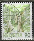 Zwitserland 1986 - Yvert 1255 - Posttransport (ST), Verzenden, Gestempeld