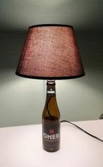 Tafellamp van Omer flesje 33cl, Verzamelen, Biermerken, Ophalen