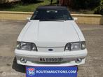 Ford Mustang Cabriolet Foxbody | 1989 | Route 66 Auctions, Auto's, Zwart, Bedrijf, Handgeschakeld, Overige carrosserie