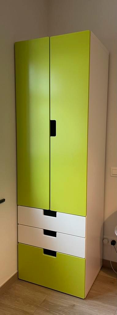 Kinderkast IKEA Stuva / Smästad groen, Kinderen en Baby's, Kinderkamer | Commodes en Kasten, Gebruikt, Kast, Ophalen