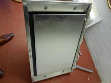 tweedehands inox dampkap, Enlèvement, Comme neuf, Inox, Autres types
