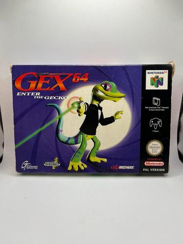 Gex 64 Enter The Gecko Nintendo N64 Game - Pal Cib  beschikbaar voor biedingen