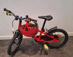 Kinderfiets 16" Btwin Discover 500 - rood - bijna 2 jaar oud, Fietsen en Brommers, Ophalen, Zo goed als nieuw, 16 tot 20 inch