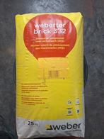 Weber brick 332 voegmortel, Ophalen