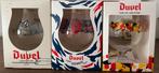 3Duvelglazen in 1lot met doosjes, Ophalen, Nieuw, Glas of Glazen, Duvel